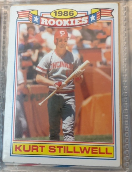 1986 Topps Rookies #17 Kurt Stillwell — front