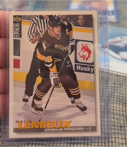 1995-96 Upper Deck Collector's Choice #256 Mario Lemieux — front