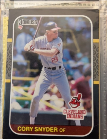 1987 Donruss #526 Cory Snyder — front