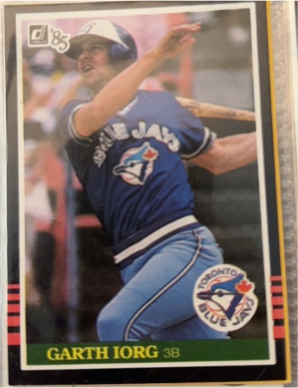 1985 Donruss #363 Garth Iorg — front