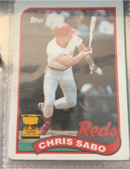 1989 Topps #490 Chris Sabo — front