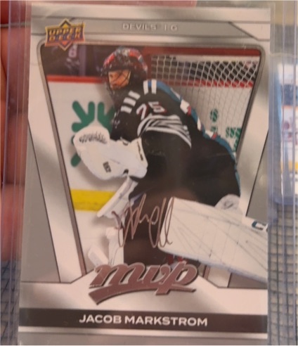2025-26 Upper Deck MVP #20 Jacob Markstrom — front