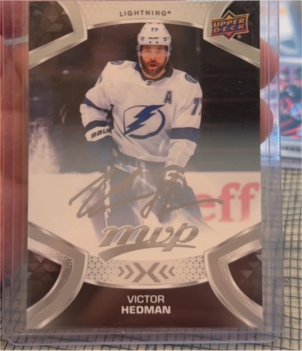 2021-22 Upper Deck MVP #77 Victor Hedman — front
