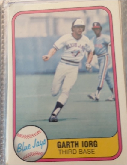 1981 Fleer #423 Garth Iorg — front