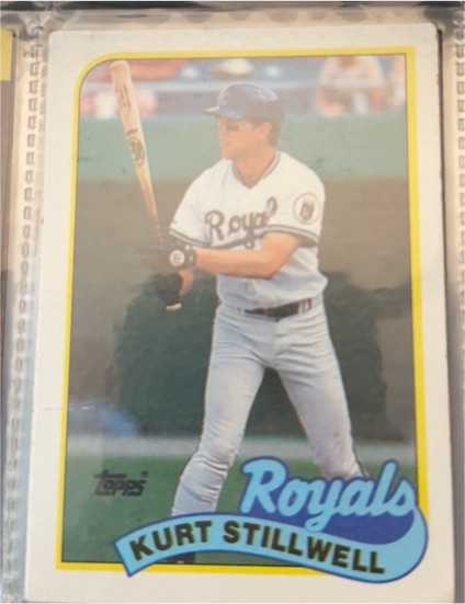 1989 Topps #596 Kurt Stillwell — front
