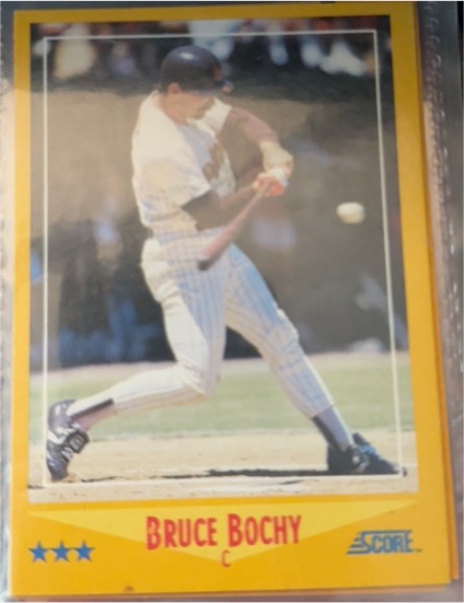 1988 Score #469 Bruce Bochy — front