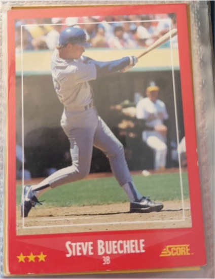 1988 Score #306 Steve Buechele Texas Rangers — front