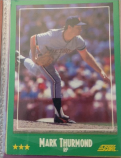 1988 Score #382 Mark Thurmond — front