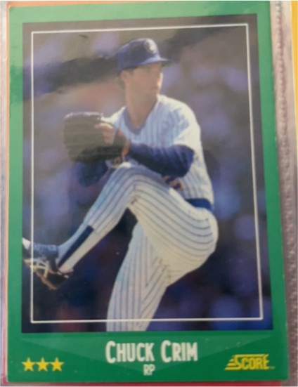 1988 Score #402 Chuck Crim — front