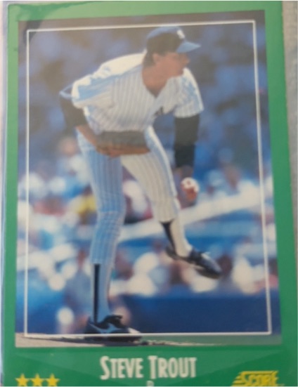 1988 Score #342 Steve Trout — front
