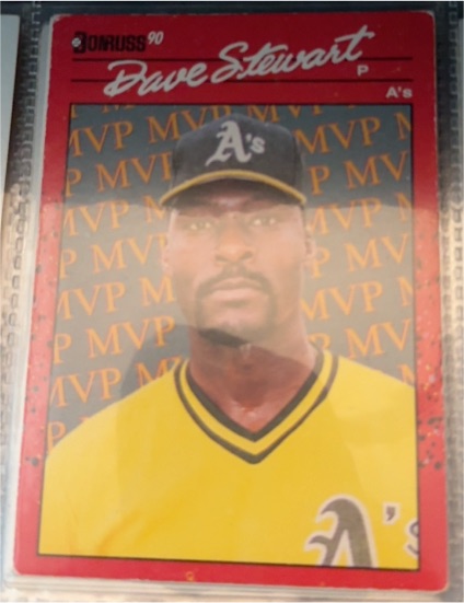 1990 Donruss #BC-3 Dave Stewart — front
