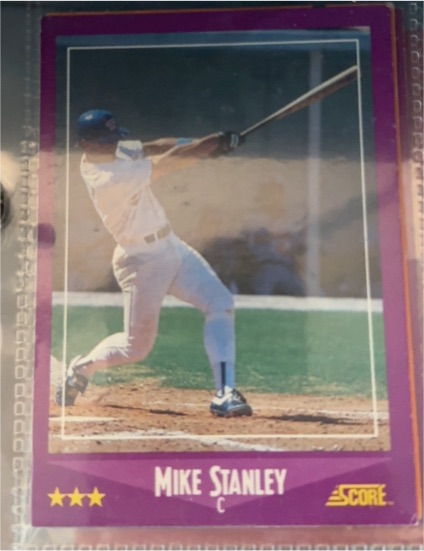 1988 Score #47 Mike Stanley — front