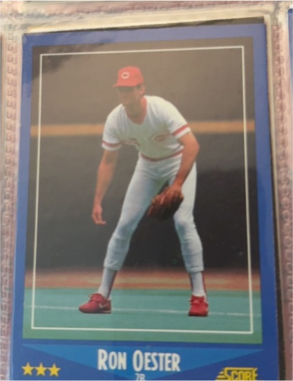 1988 Score #183 Ron Oester — front