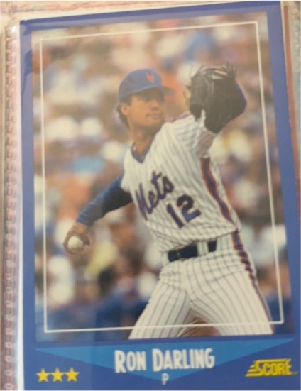 1988 Score #141 Ron Darling — front