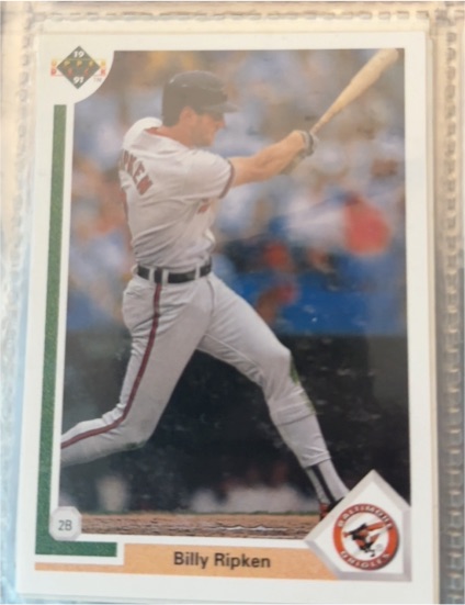 1991 Upper Deck #550 Billy Ripken — front