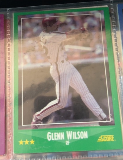 1988 Score #405 Glenn Wilson — front
