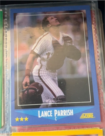 1988 Score #131 Lance Parrish — front