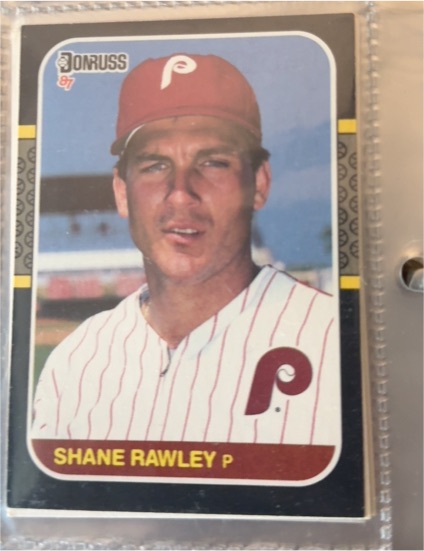 1987 Donruss #83 Shane Rawley — front