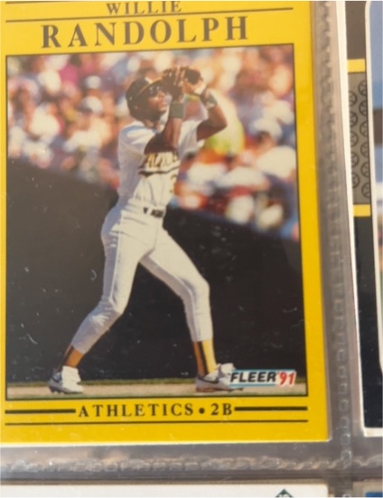 1991 Fleer #22 Willie Randolph — front