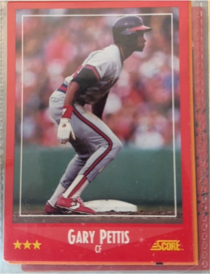 1988 Score #255 Gary Pettis California Angels — front