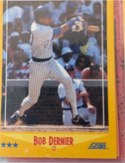 1988 Score #451 Bob Dernier — front