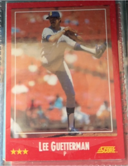 1988 Score #323 Lee Guetterman Seattle Mariners — front