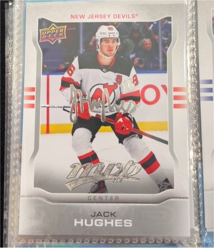2024 Upper Deck MVP Jack Hughes — front