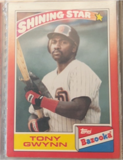 1990 Topps Bazooka Shining Stars #6 Tony Gwynn — front
