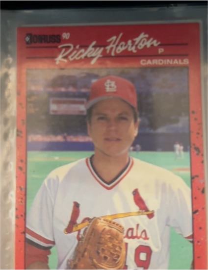 1990 Donruss #666 Ricky Horton — front