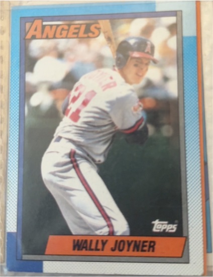 1990 Topps #525 Wally Joyner — front