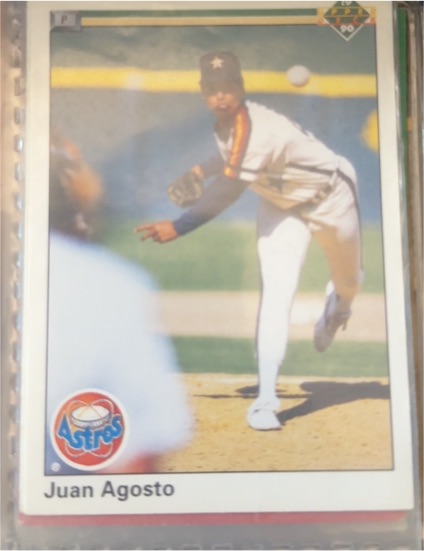 1990 Upper Deck #450 Juan Agosto — front