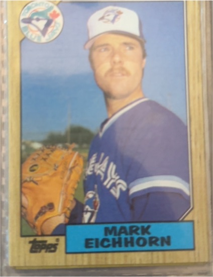 1987 Topps #371 Mark Eichhorn — front