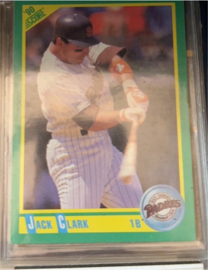 1990 Score #20 Jack Clark — front