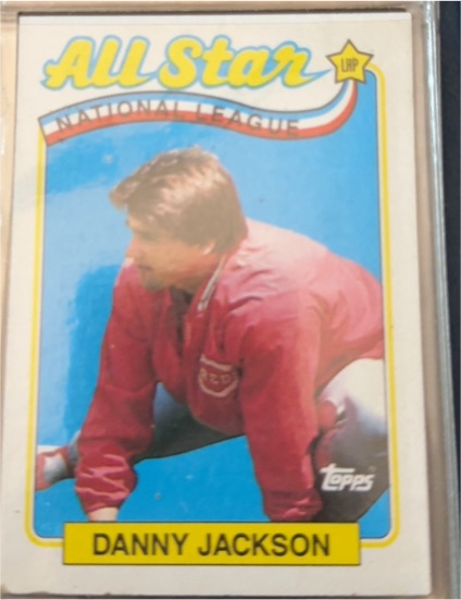 1989 Topps #395 Danny Jackson — front