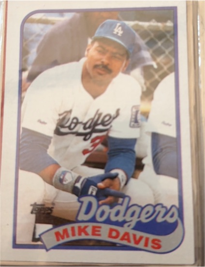 1989 Topps #277 Mike Davis — front