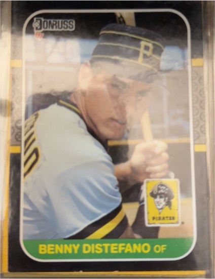 1987 Donruss #514 Benny Distefano — front