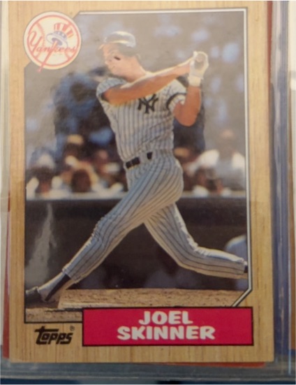 1987 Topps #626 Joel Skinner — front