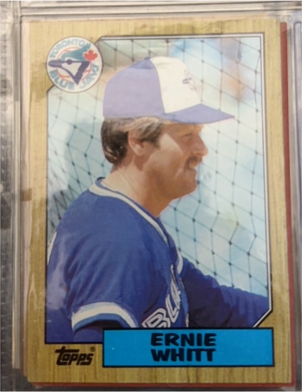 1987 Topps #698 Ernie Whitt — front