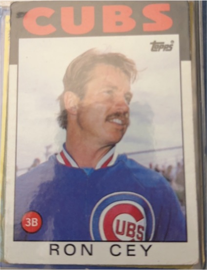 1986 Topps #669 Ron Cey — front
