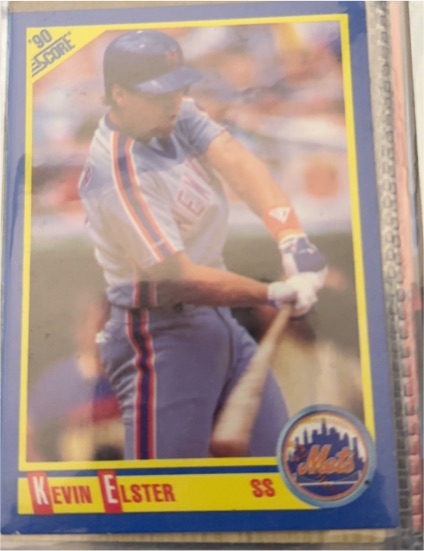 1990 Score #443 Kevin Elster — front