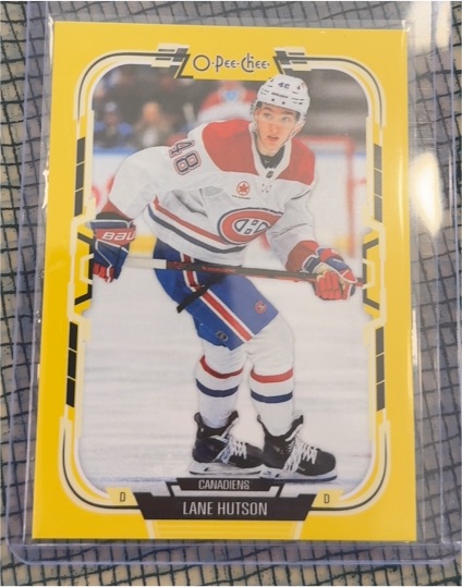 2025-26 O-Pee-Chee #258 Lane Hutson — front