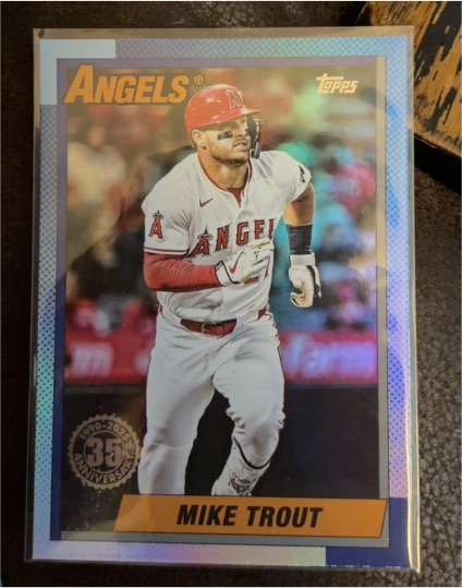2025 Topps Update #U90-38 Mike Trout — front