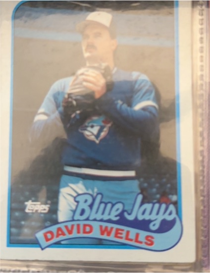 1989 Topps #567 David Wells Toronto Blue Jays — front
