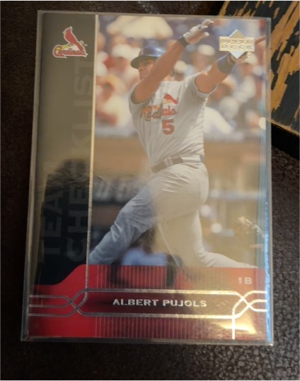 2005 Upper Deck #496 Albert Pujols — front