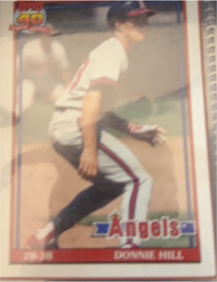 1991 Topps 40 Years #36 Donnie Hill — front