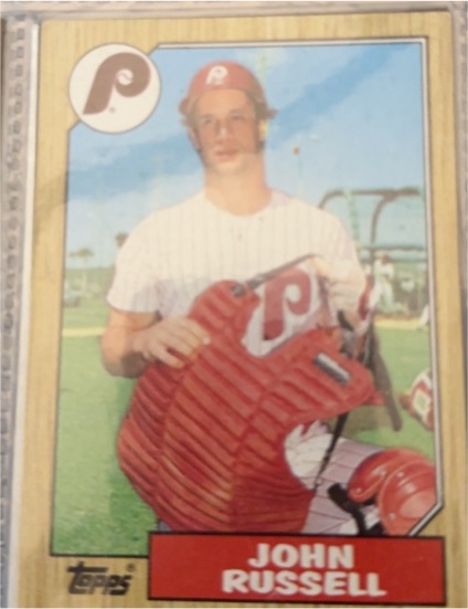 1987 Topps #379 John Russell — front