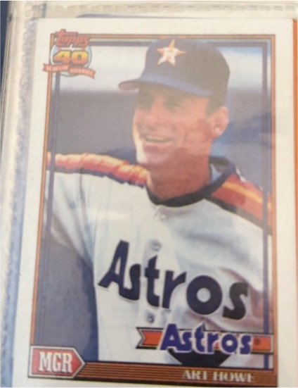 1991 Topps #51 Art Howe — front