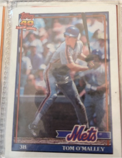 1991 Topps #257 Tom O'Malley — front