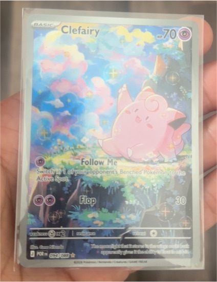 2023 Pokémon Perfect Order #094 Clefairy Illustration Rare — front