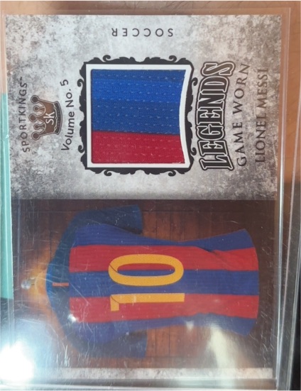 2024 Sportkings Volume 5 Legends Game Worn Materials Lionel Messi #LSM-79 — front